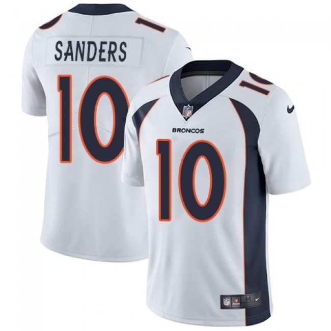 ومن سكرت Nike Denver Broncos #10 Emmanuel Sanders White Men's Stitched NFL Vapor Untouchable Limited Jersey هونر ١٠ لايت