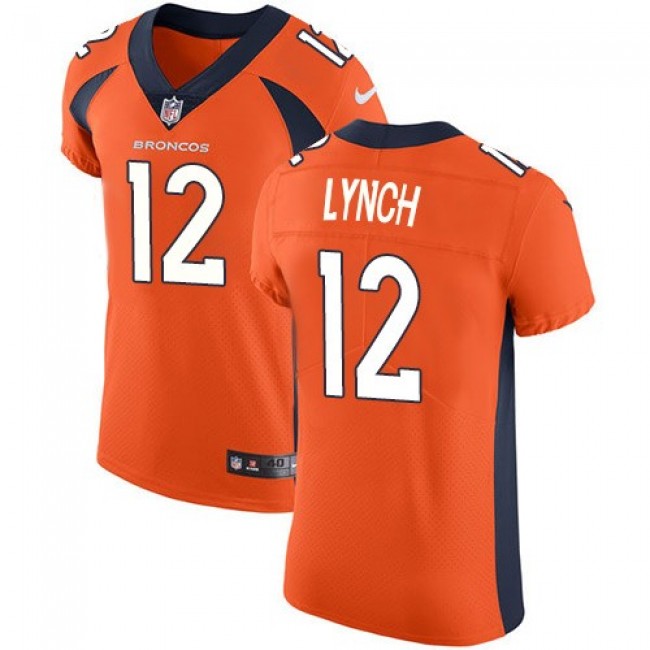 Nike Broncos #12 Paxton Lynch Orange Team Color Men's Stitched NFL Vapor Untouchable Elite Jersey