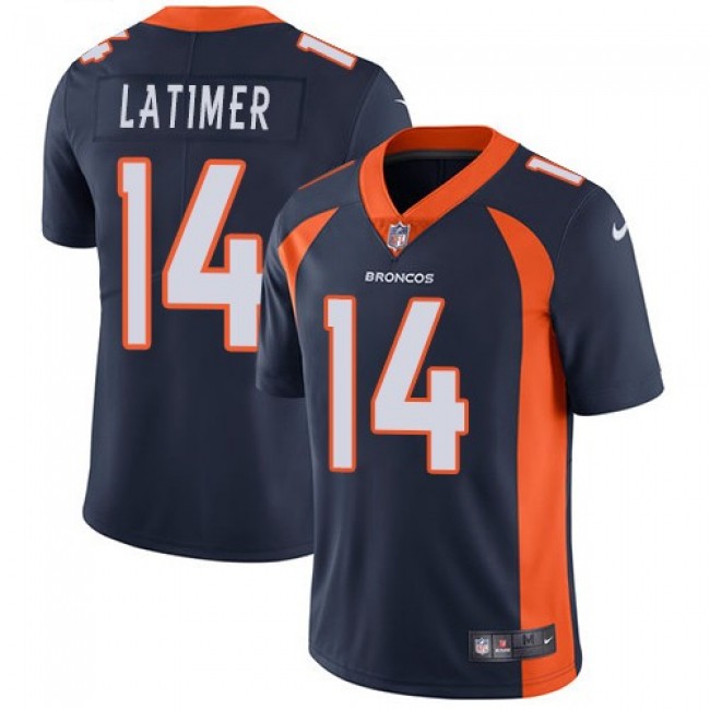 Nike Broncos #14 Cody Latimer Navy Blue Alternate Men's Stitched NFL Vapor Untouchable Limited Jersey