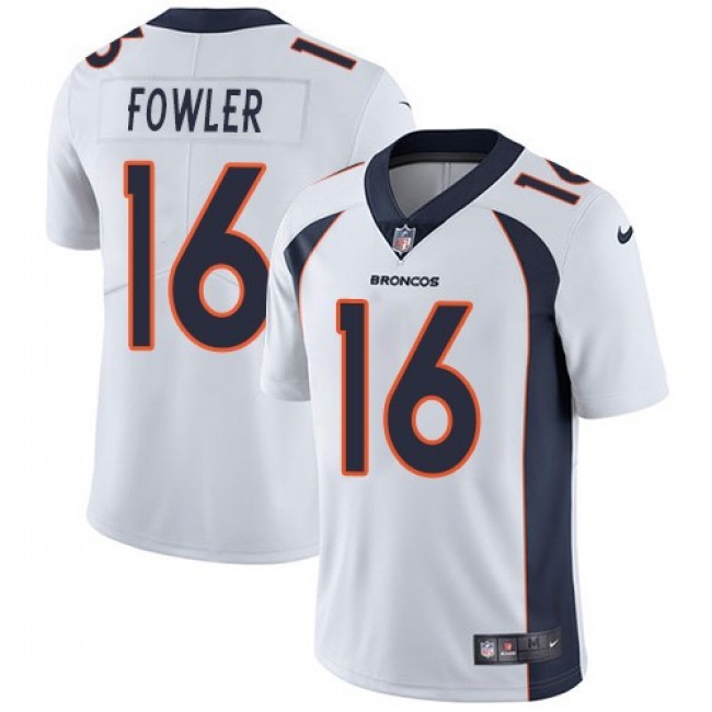 Nike Broncos #16 Bennie Fowler White Men's Stitched NFL Vapor Untouchable Limited Jersey