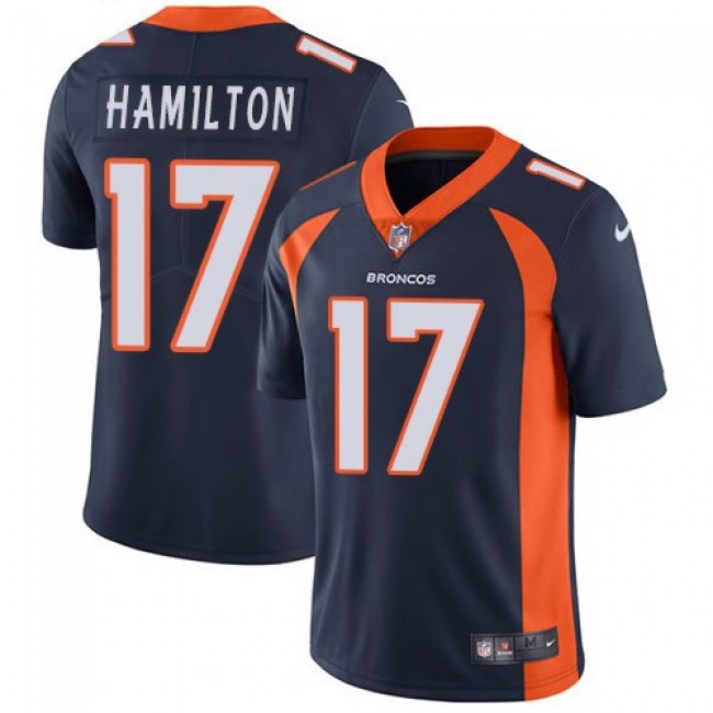 Nike Broncos #17 DaeSean Hamilton Navy Blue Alternate Men's Stitched NFL Vapor Untouchable Limited Jersey