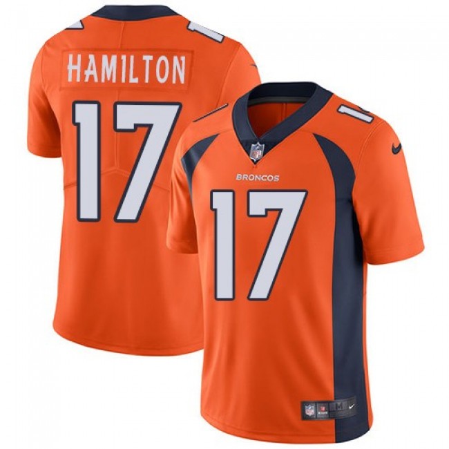Nike Broncos #17 DaeSean Hamilton Orange Team Color Men's Stitched NFL Vapor Untouchable Limited Jersey