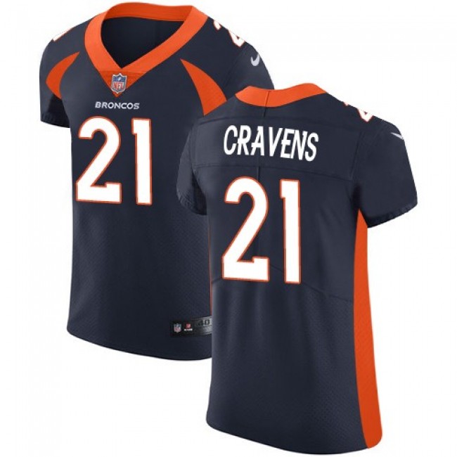 Nike Broncos #21 Su'a Cravens Navy Blue Alternate Men's Stitched NFL Vapor Untouchable Elite Jersey