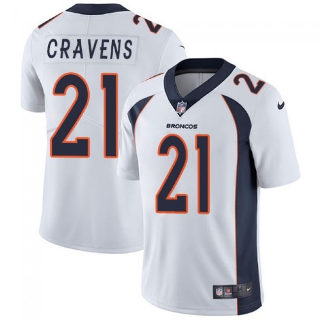Nike Broncos #21 Su'a Cravens White Men's Stitched NFL Vapor Untouchable Limited Jersey