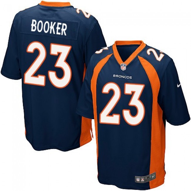Denver Broncos #23 Devontae Booker Blue Alternate Youth Stitched NFL New Elite Jersey
