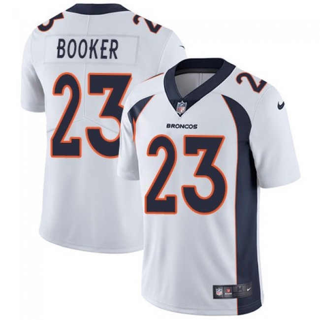 Denver Broncos #23 Devontae Booker White Youth Stitched NFL Vapor Untouchable Limited Jersey