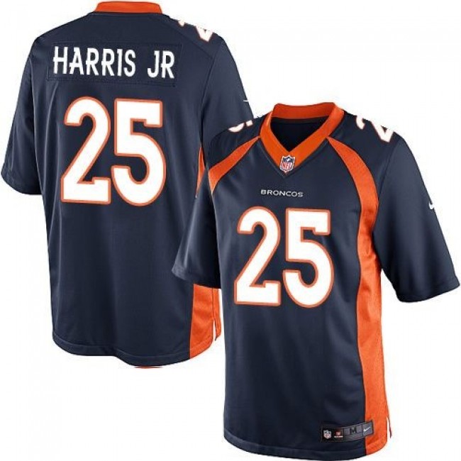 Denver Broncos #25 Chris Harris Jr Blue Alternate Youth Stitched NFL New Elite Jersey