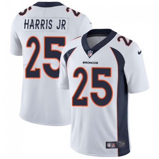 Denver Broncos #25 Chris Harris Jr White Youth Stitched NFL Vapor Untouchable Limited Jersey