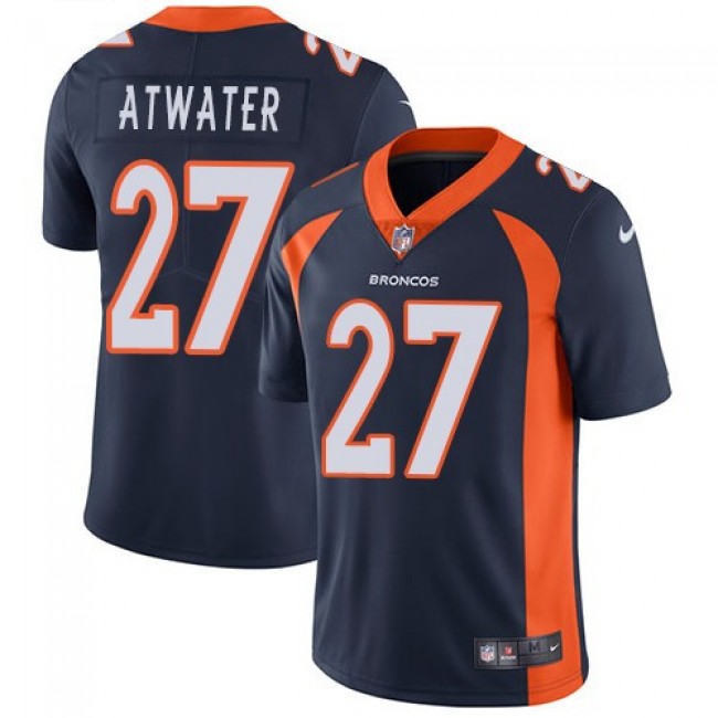 Denver Broncos #27 Steve Atwater Blue Alternate Youth Stitched NFL Vapor Untouchable Limited Jersey