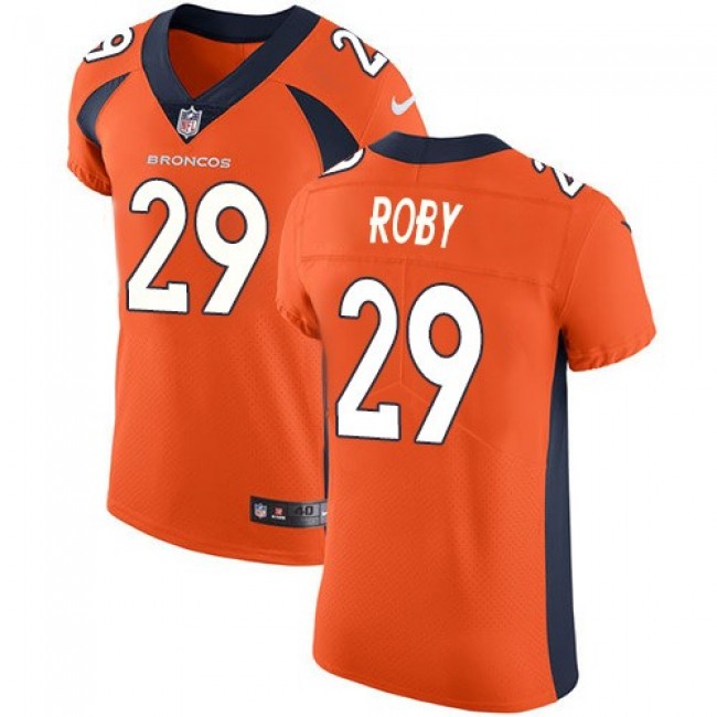 Nike Broncos #29 Bradley Roby Orange Team Color Men's Stitched NFL Vapor Untouchable Elite Jersey