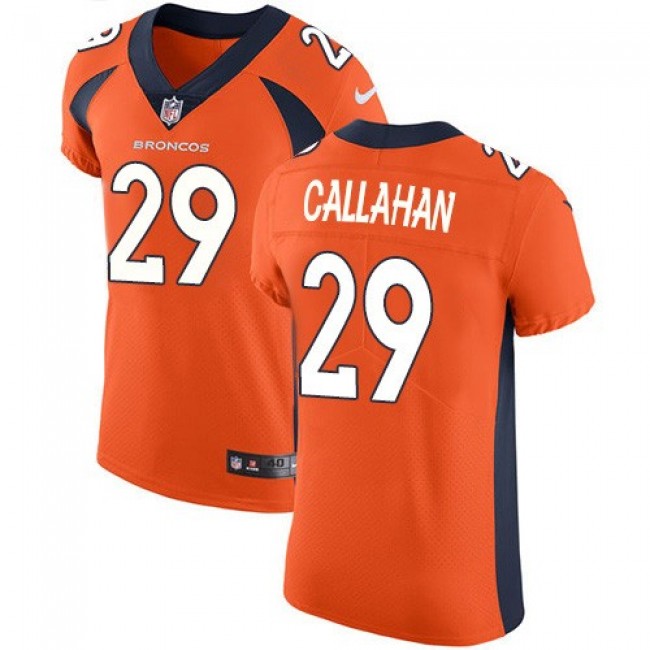 Nike Broncos #29 Bryce Callahan Orange Team Color Men's Stitched NFL Vapor Untouchable Elite Jersey