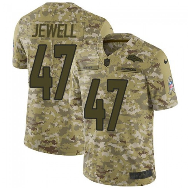 سيارة الوحش Nike Broncos #47 Josey Jewell Camo Men's Stitched NFL Limited 2018 Salute To Service Jersey عمر اليسا الحقيقي