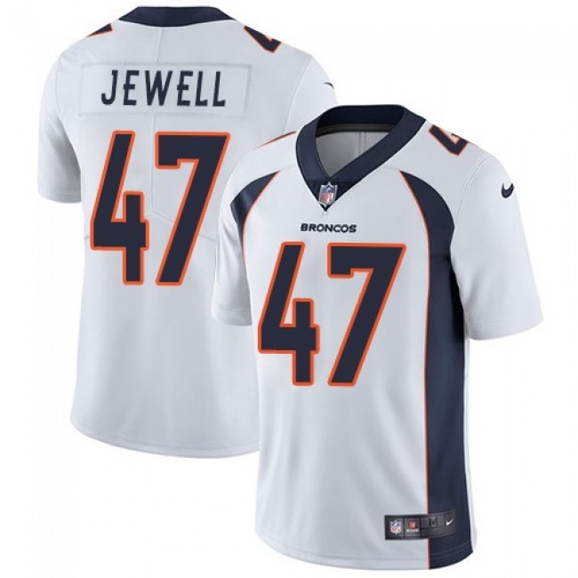 Nike Broncos #47 Josey Jewell White Men's Stitched NFL Vapor Untouchable Limited Jersey