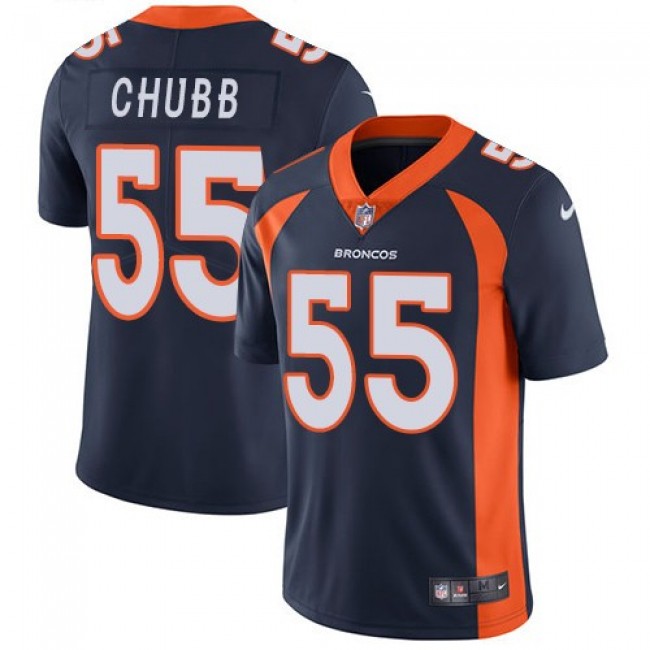 Nike Broncos #55 Bradley Chubb Navy Blue Alternate Men's Stitched NFL Vapor Untouchable Limited Jersey