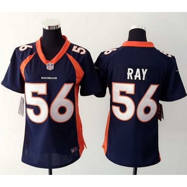 Women's Broncos #56 Shane Ray Blue Alternate Stitched NFL New Elite Jersey