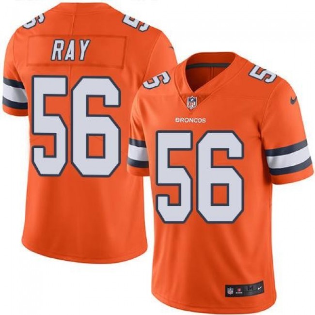 Nike Broncos #56 Shane Ray Orange Men's Stitched NFL Limited Rush Jersey