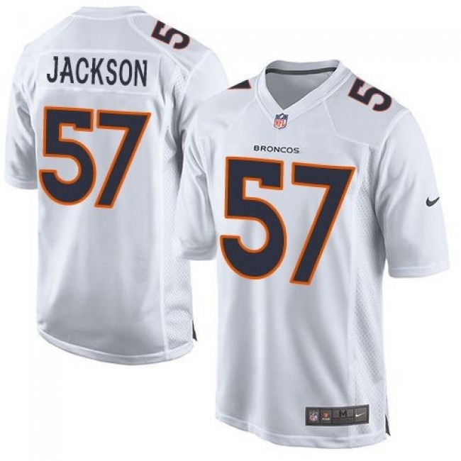 Denver Broncos #57 Tom Jackson White Youth Stitched NFL Game Event Jersey