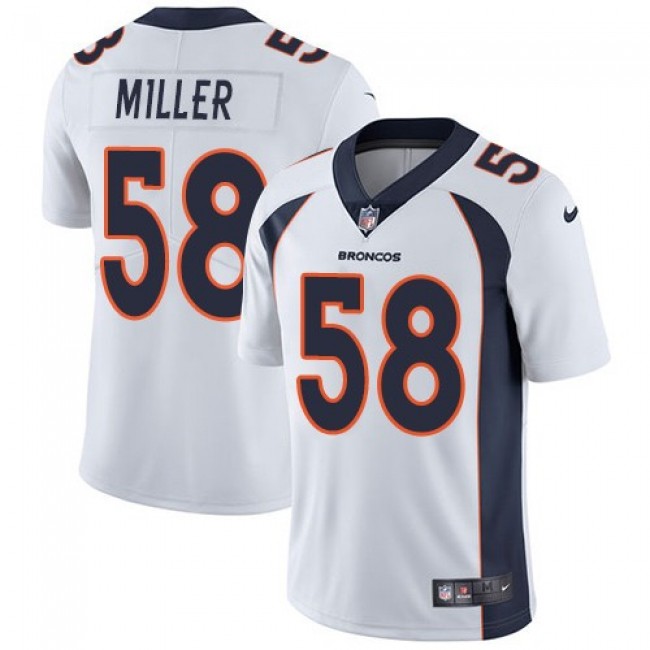 Denver Broncos #58 Von Miller White Youth Stitched NFL Vapor Untouchable Limited Jersey