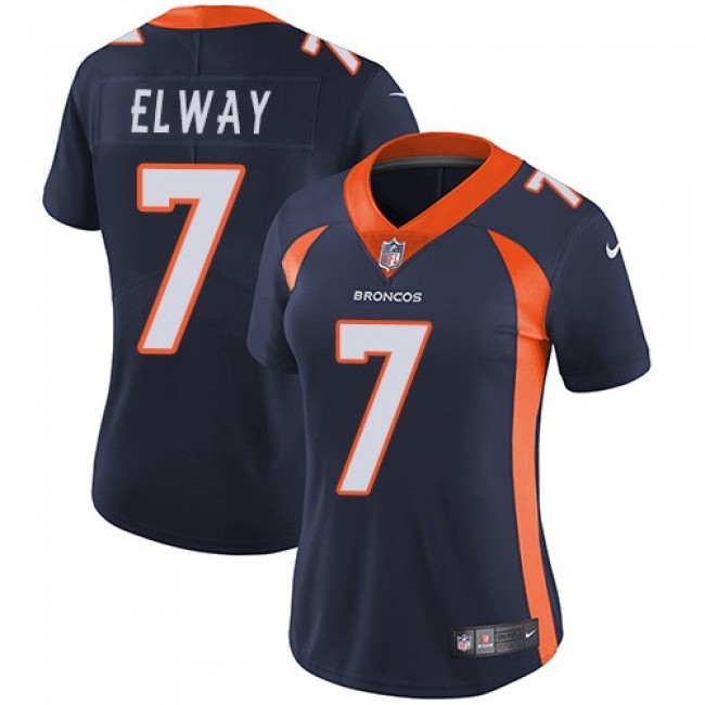 Women's Broncos #7 John Elway Blue Alternate Stitched NFL Vapor Untouchable Limited Jersey