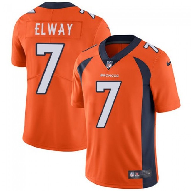 Denver Broncos #7 John Elway Orange Team Color Youth Stitched NFL Vapor Untouchable Limited Jersey