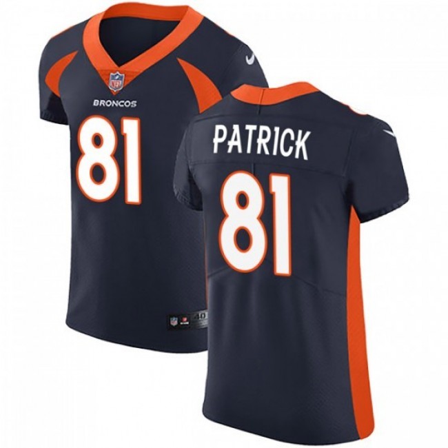 Nike Broncos #81 Tim Patrick Navy Blue Alternate Men's Stitched NFL Vapor Untouchable Elite Jersey