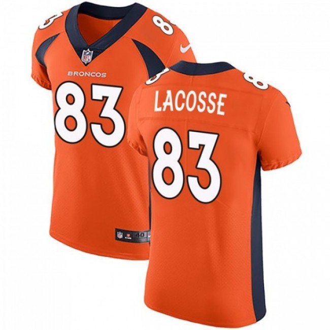 Nike Broncos #83 Matt LaCosse Orange Team Color Men's Stitched NFL Vapor Untouchable Elite Jersey