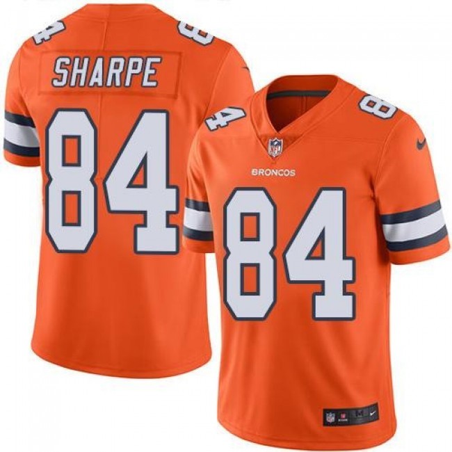 Denver Broncos #84 Shannon Sharpe Orange Youth Stitched NFL Limited Rush Jersey