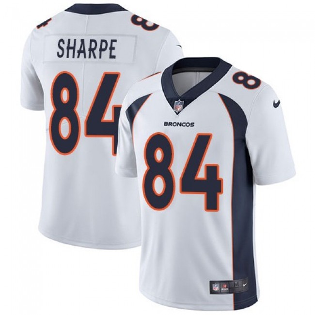 Denver Broncos #84 Shannon Sharpe White Youth Stitched NFL Vapor Untouchable Limited Jersey