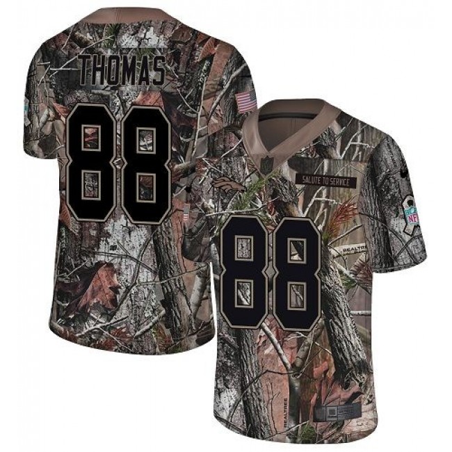 Nike Broncos #88 Demaryius Thomas Camo Men's Stitched NFL Limited Rush Realtree Jersey