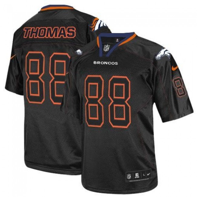 Nike Broncos #88 Demaryius Thomas Lights Out Black Men's Stitched NFL Elite Jersey