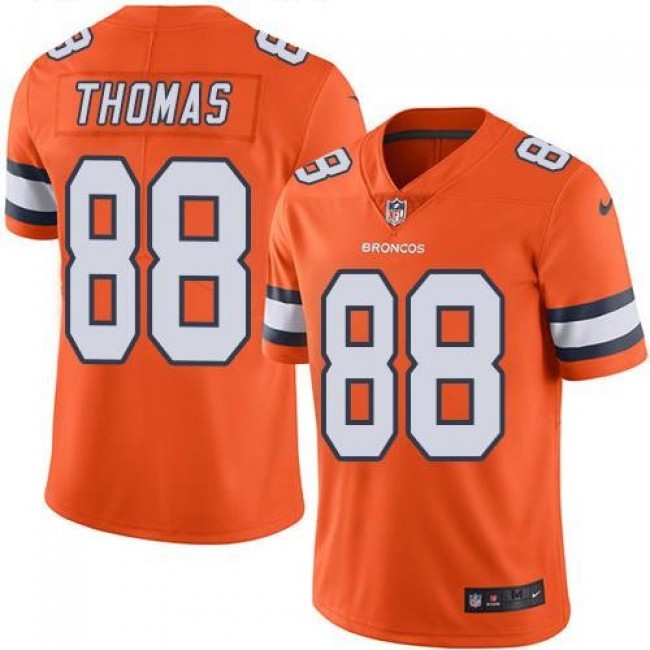 Denver Broncos #88 Demaryius Thomas Orange Youth Stitched NFL Limited Rush Jersey