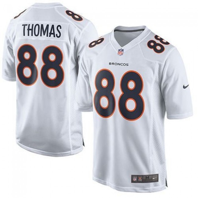 Nike Broncos #88 Demaryius Thomas White Men's Stitched NFL Game Event Jersey