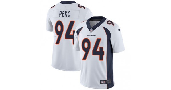مون جيرلان Nike Denver Broncos #94 Domata Peko White Men's Stitched NFL Vapor Untouchable Limited Jersey مرطب الوردي