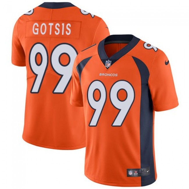 Nike Broncos #99 Adam Gotsis Orange Team Color Men's Stitched NFL Vapor Untouchable Limited Jersey
