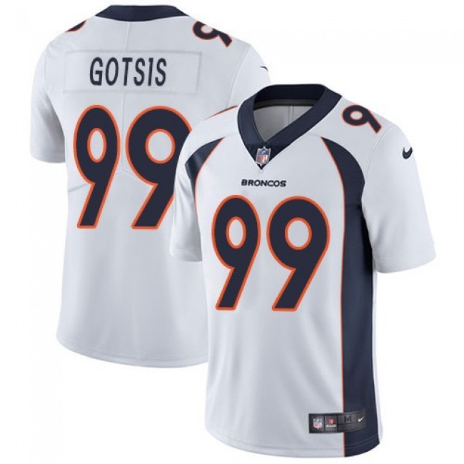 Nike Broncos #99 Adam Gotsis White Men's Stitched NFL Vapor Untouchable Limited Jersey