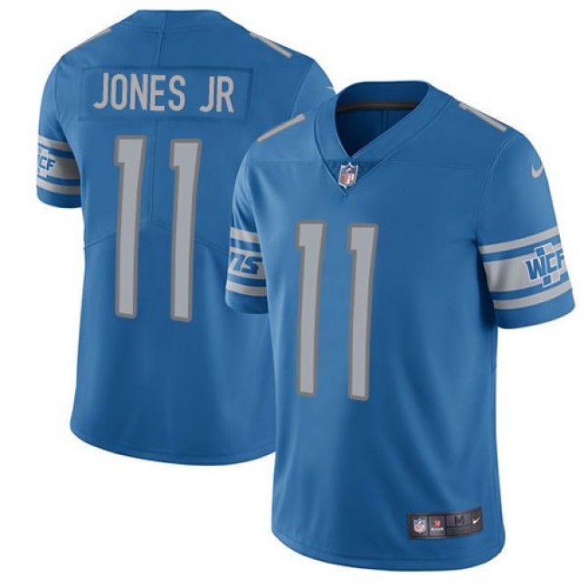 Nike Lions #11 Marvin Jones Jr Blue Team Color Men's Stitched NFL Vapor Untouchable Limited Jersey