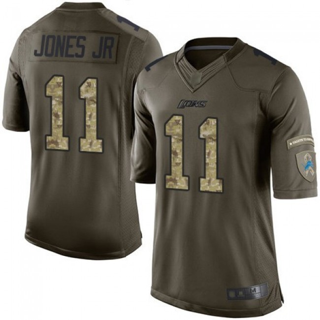 Nike Lions #11 Marvin Jones Jr Green Men's Stitched NFL Limited 2015 Salute to Service Jersey