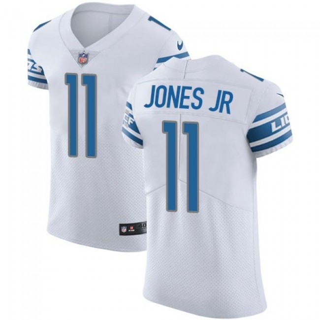 Nike Lions #11 Marvin Jones Jr White Men's Stitched NFL Vapor Untouchable Elite Jersey