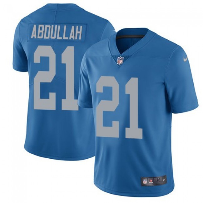 Detroit Lions #21 Ameer Abdullah Blue Throwback Youth Stitched NFL Vapor Untouchable Limited Jersey