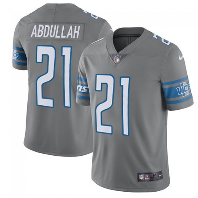 Detroit Lions #21 Ameer Abdullah Gray Youth Stitched NFL Limited Rush Jersey