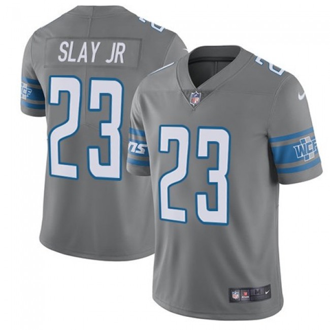 Detroit Lions #23 Darius Slay Jr Gray Youth Stitched NFL Limited Rush Jersey