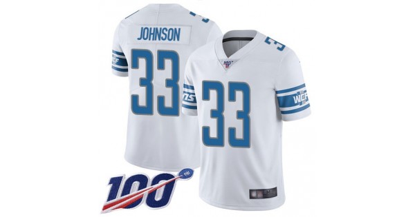 احذية رجالية شرقيه Nike Detroit Lions #33 Kerryon Johnson White Men's Stitched NFL Vapor Untouchable Elite Jersey تفريغ الخشب