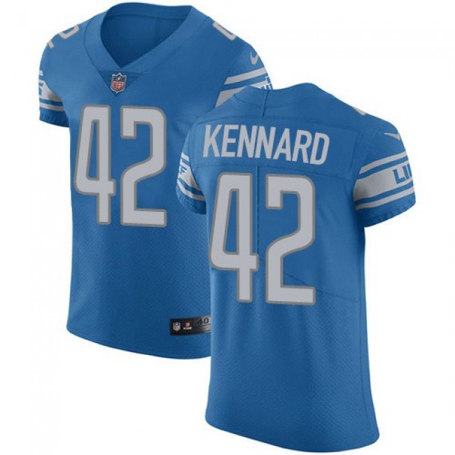 Nike Lions #42 Devon Kennard Blue Team Color Men's Stitched NFL Vapor Untouchable Elite Jersey