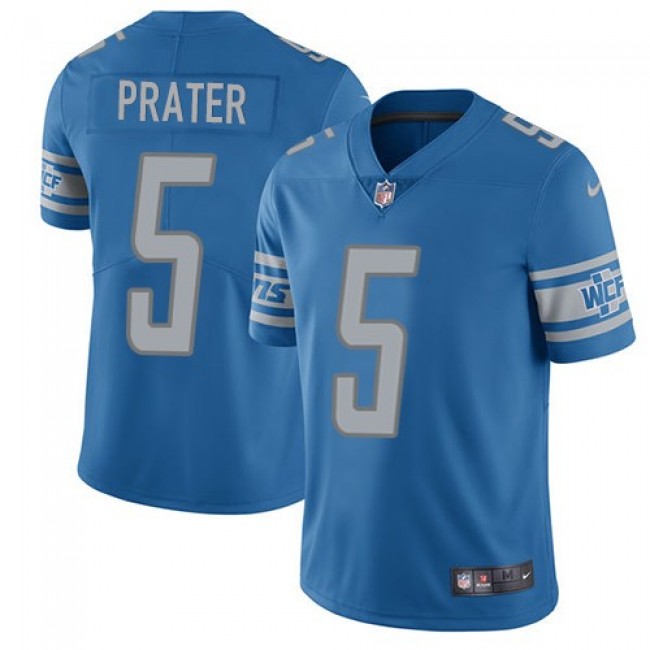 Detroit Lions #5 Matt Prater Light Blue Team Color Youth Stitched NFL Vapor Untouchable Limited Jersey