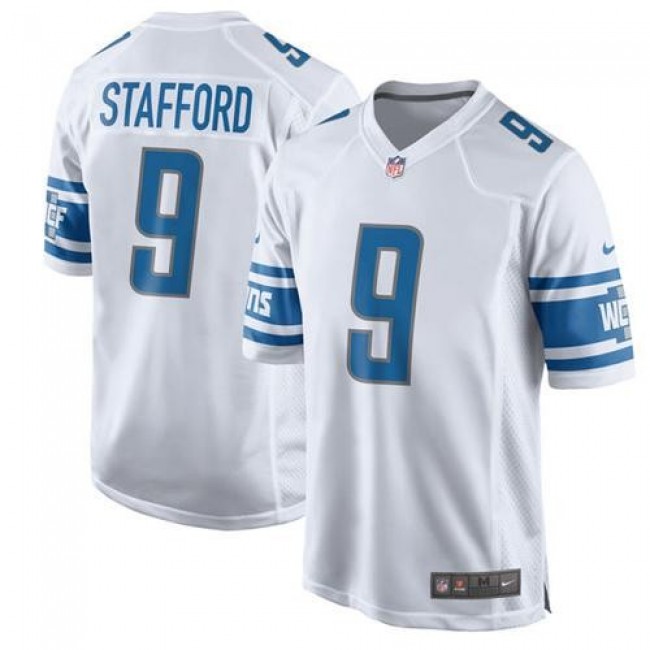 Detroit Lions #9 Matthew Stafford White Youth Stitched NFL Elite Jersey