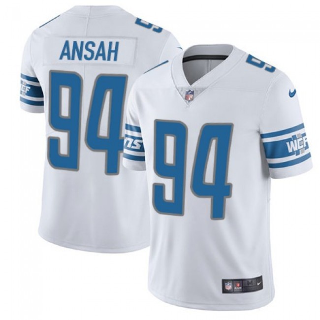 Detroit Lions #94 Ziggy Ansah White Youth Stitched NFL Vapor Untouchable Limited Jersey