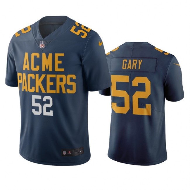 Green Bay Packers #52 Rashan Gary Navy Vapor Limited City Edition NFL Jersey
