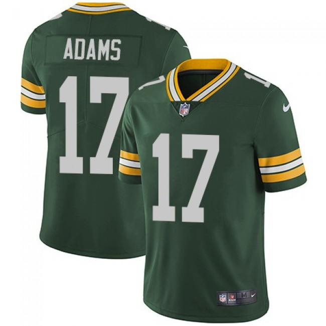 Green Bay Packers #17 Davante Adams Green Team Color Youth Stitched NFL Vapor Untouchable Limited Jersey
