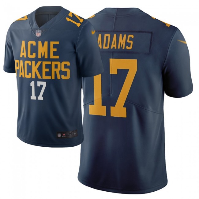 Nike Packers #17 Davante Adams Navy Men's Stitched NFL Limited City Edition Jersey