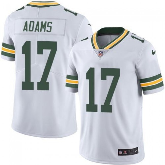 Green Bay Packers #17 Davante Adams White Youth Stitched NFL Vapor Untouchable Limited Jersey